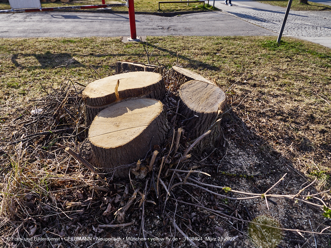 21.03.2022 - Baustelle am Haus für Kinder in Neuperlach